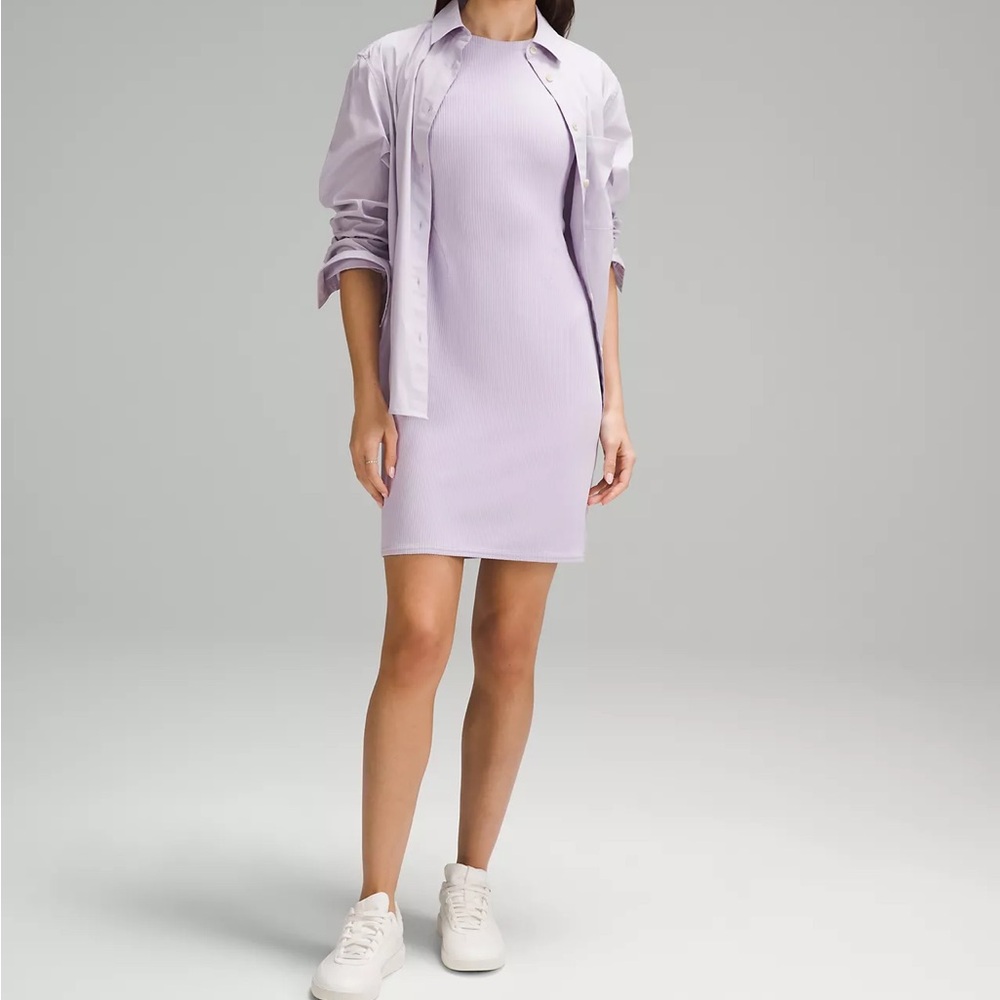 NWT Lululemon Ribbed Softstreme Slim Fit Tank Dress